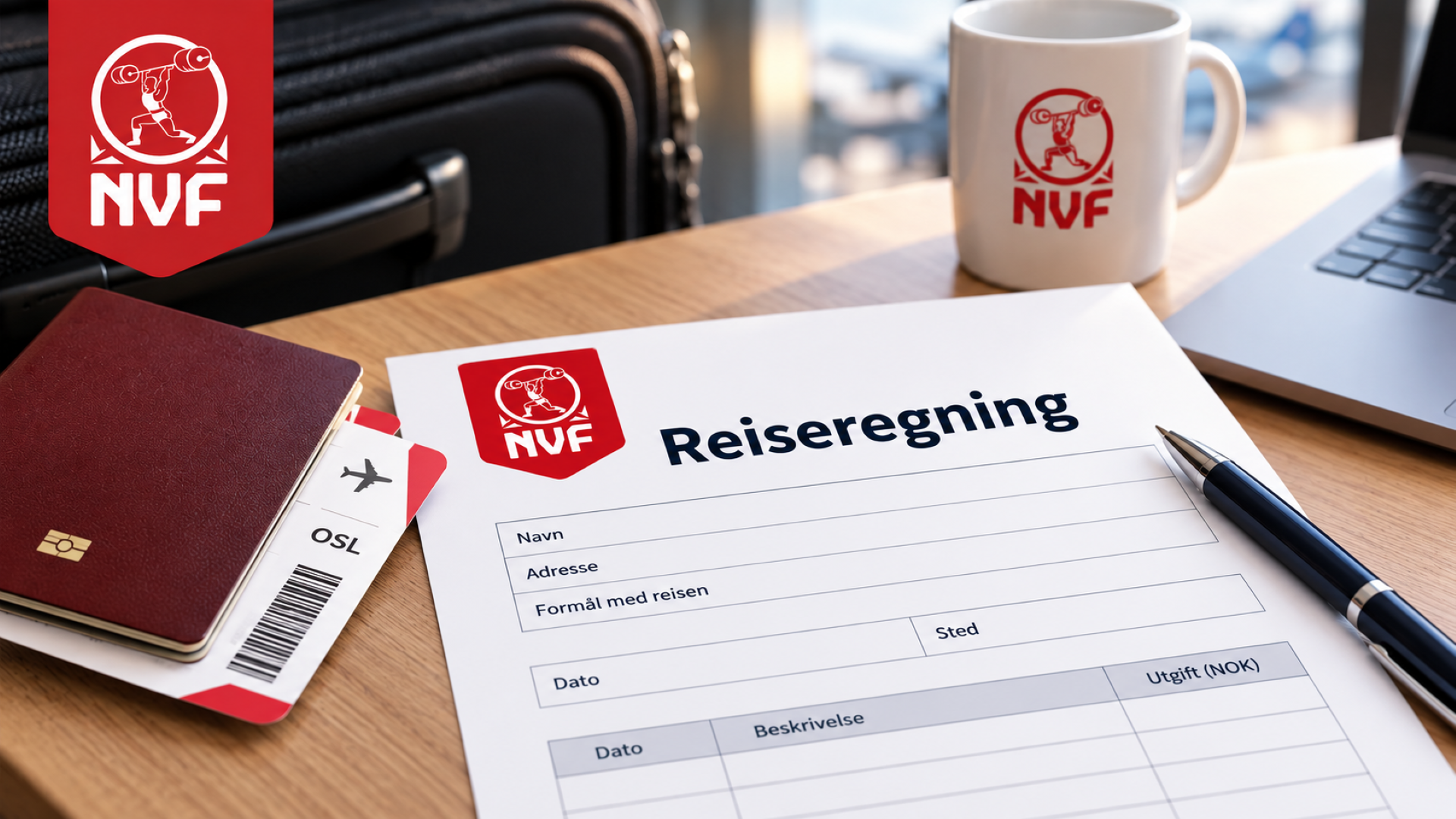 Ny reiseregningsmal for Norges vektløfterforbund