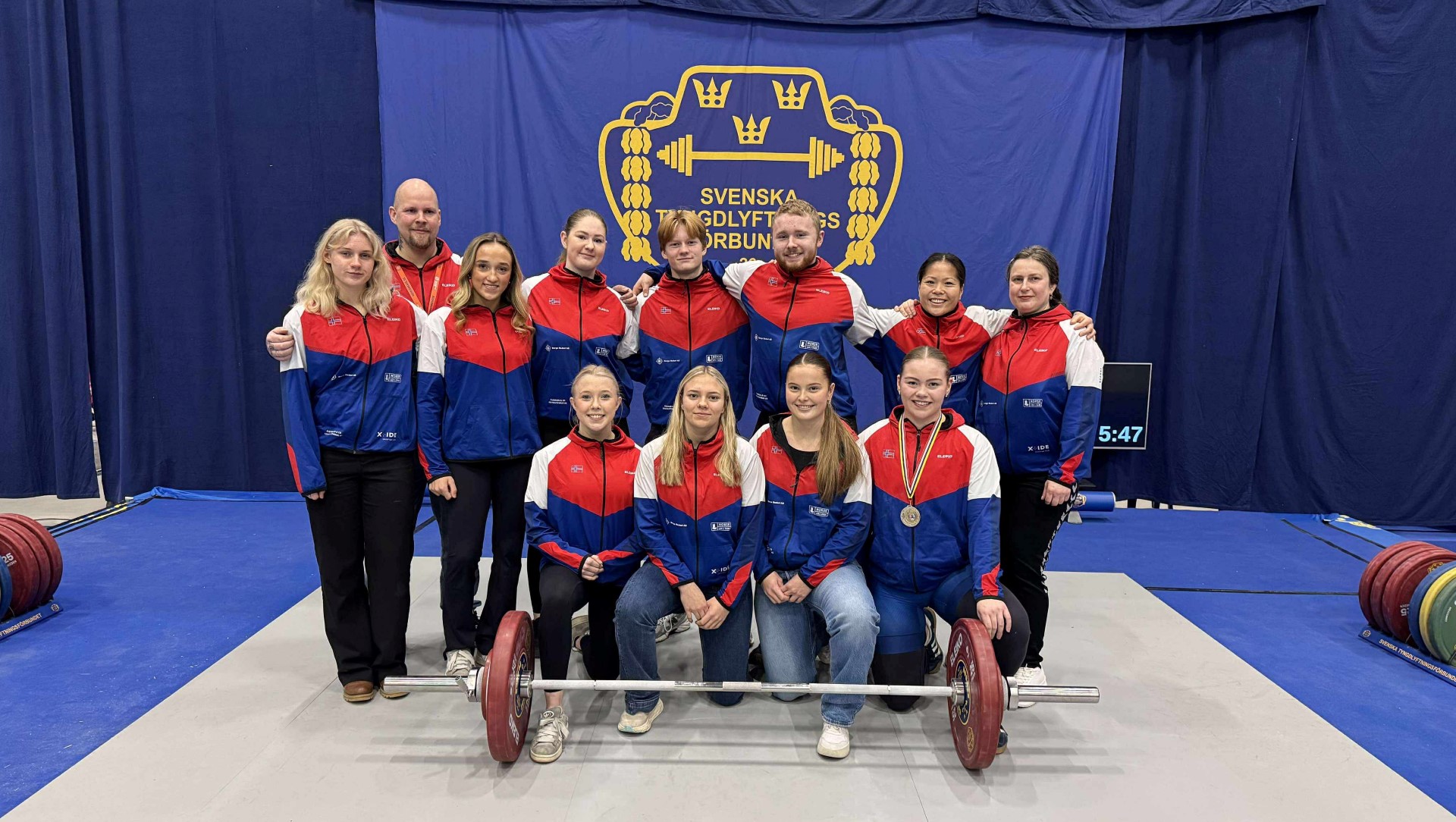 Det norske laget i Halmstad. 