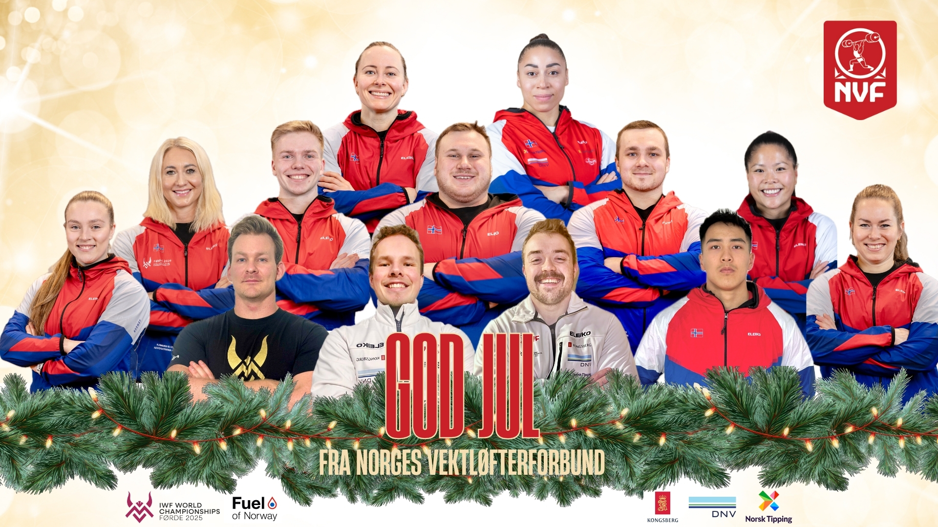 God jul fra Norges vektløfterforbund